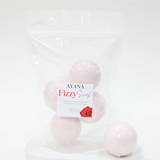 Fizzy Soak Rose for Bath (4 piece set)