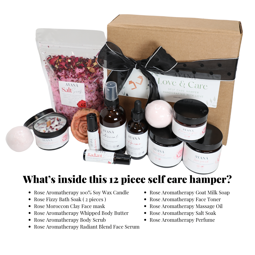 Aromatherapy Self Care Spa Kit - 12-Piece Set